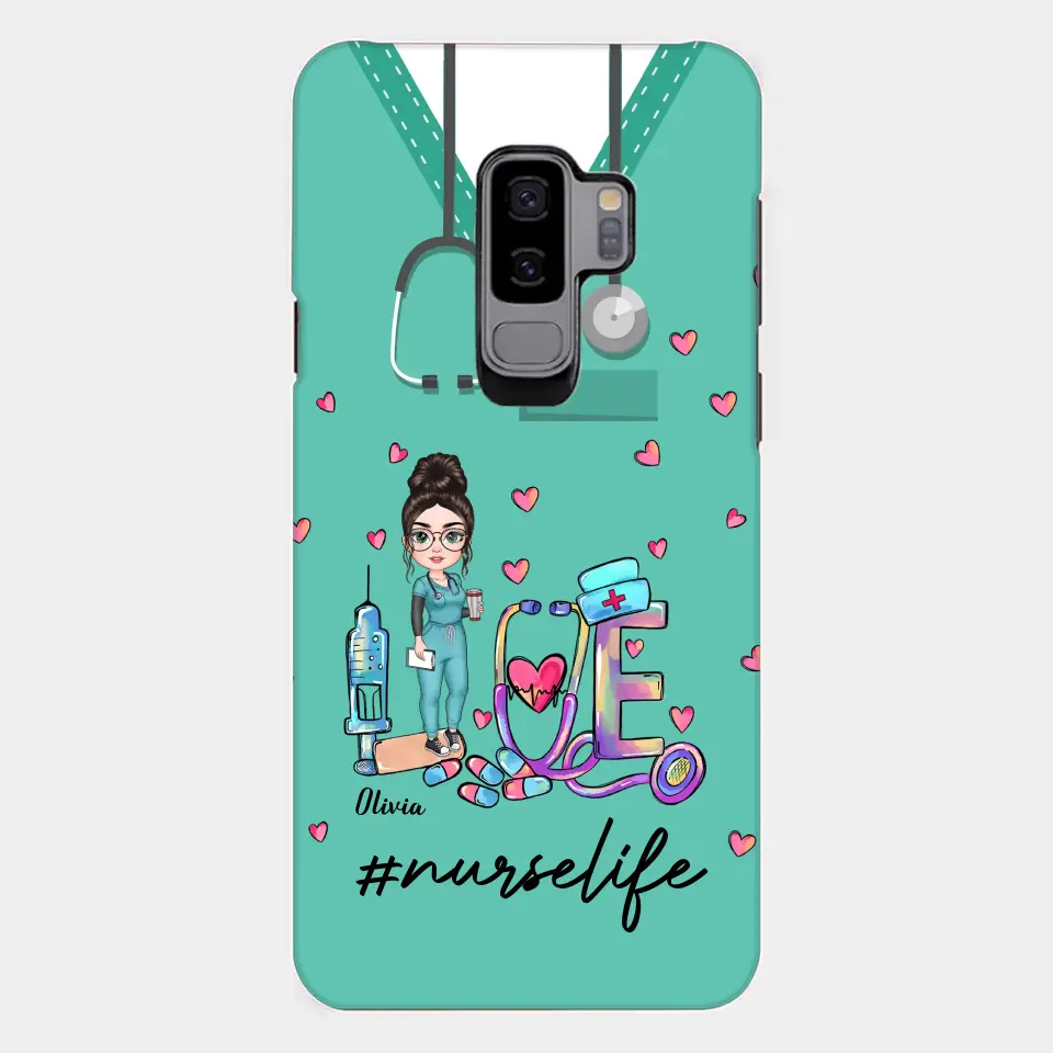 Personalized Custom Phone Case - Nurse Day, Appreciation Gift For Nurse - Love Nurse Life