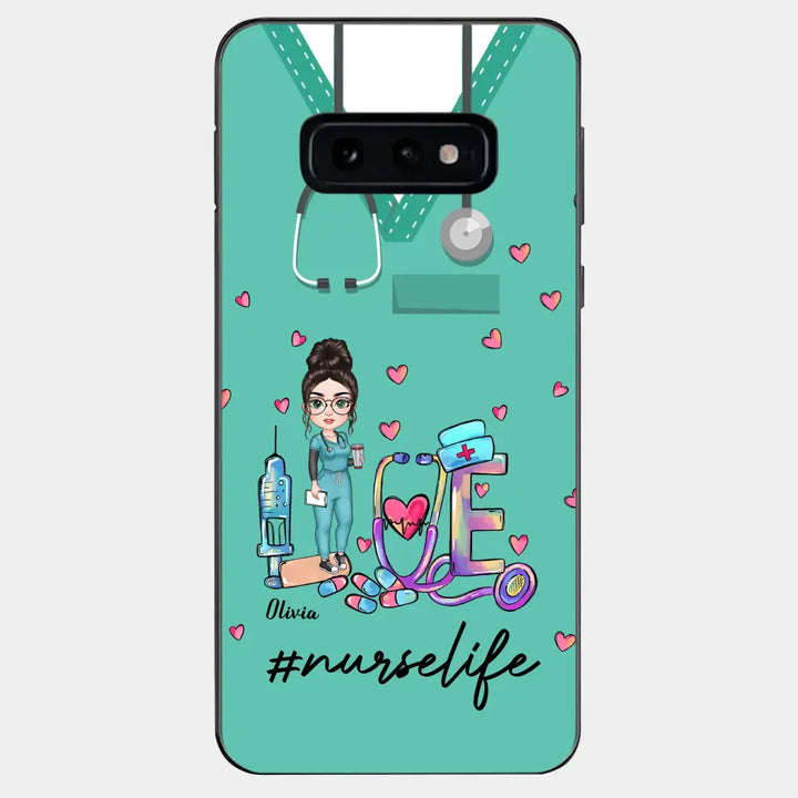 Personalized Custom Phone Case - Nurse Day, Appreciation Gift For Nurse - Love Nurse Life
