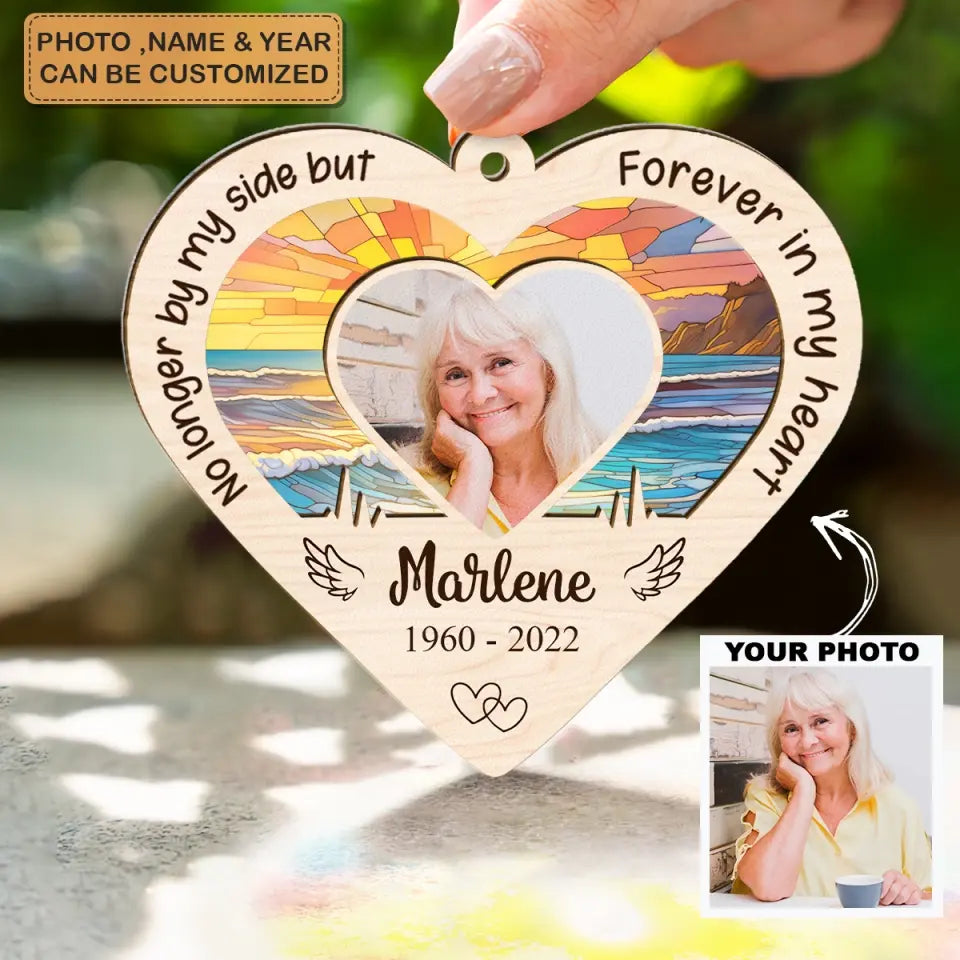 Memorial Ornament - Personalized Custom Suncatcher Layer Mix Ornament