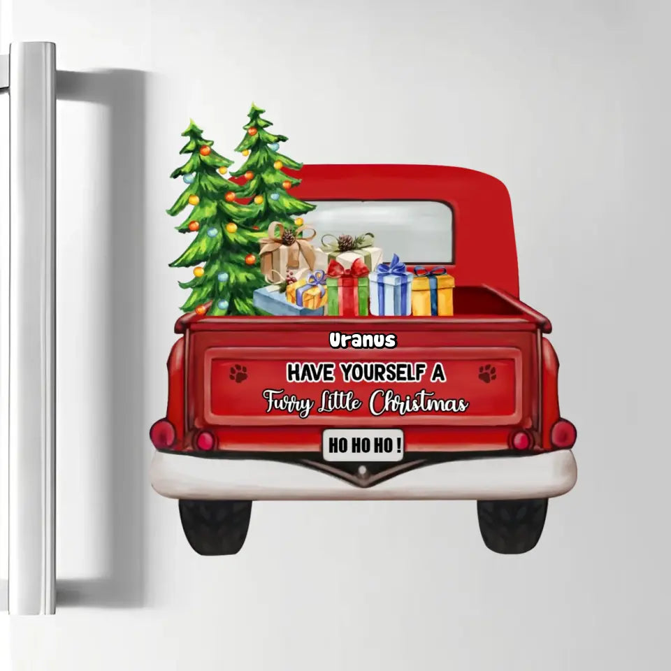 Have Yourself A Furry Little Christmas - Personalized Custom Decal - Christmas Gift For Cat Mom, Cat Dad, Dog Mom, Dog Dad, Pet Lover, Pet Owner