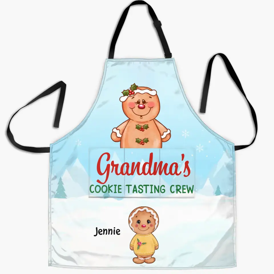 Most Loved Grandma Apron, Kitchen Apron Gift for Grandma, Mother's Day Apron,  Christmas Gift for Grandma, Apron for Mom, Best Mom Apron 