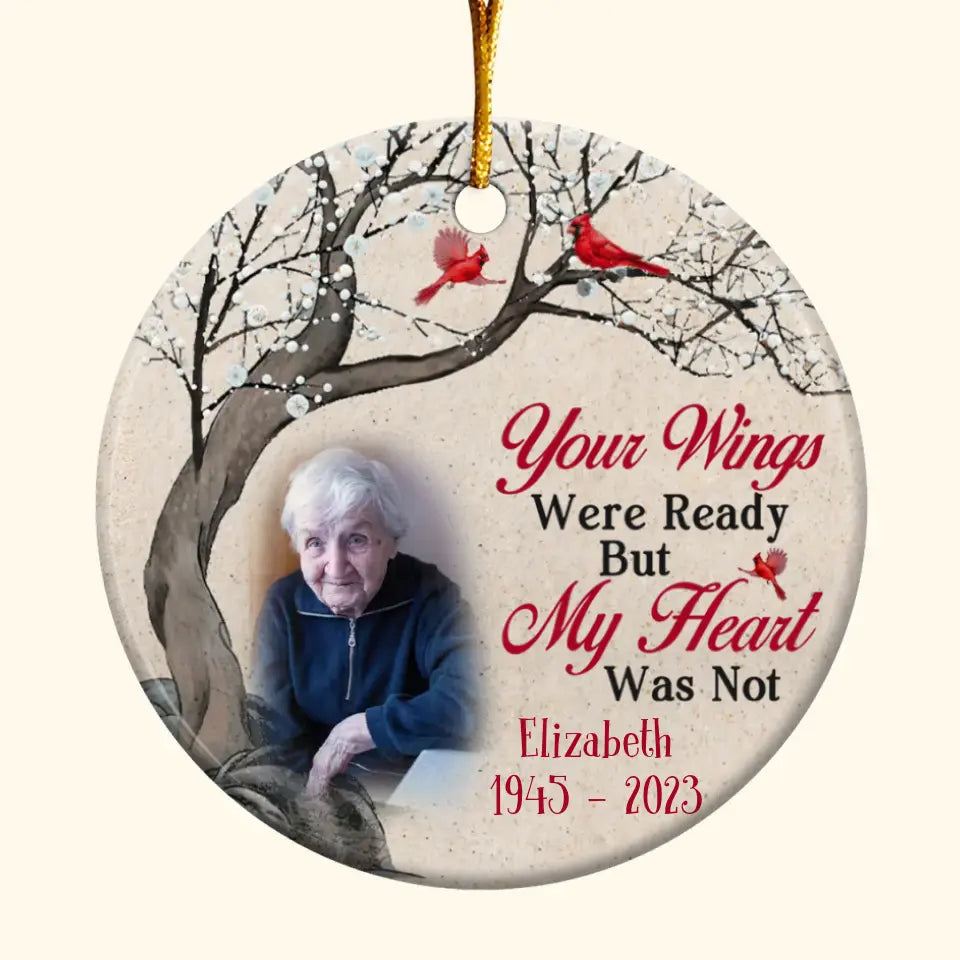 Always On My Mind - Personalized Custom Ceramic Ornament - Memorial Gift For Family Members