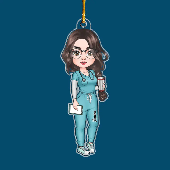Nurse Life - Personalized Custom Mica Ornament - Christmas Gift For  Nurse CLA0HD006