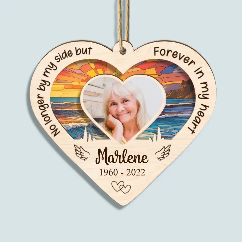 Memorial Ornament - Personalized Custom Suncatcher Layer Mix Ornament