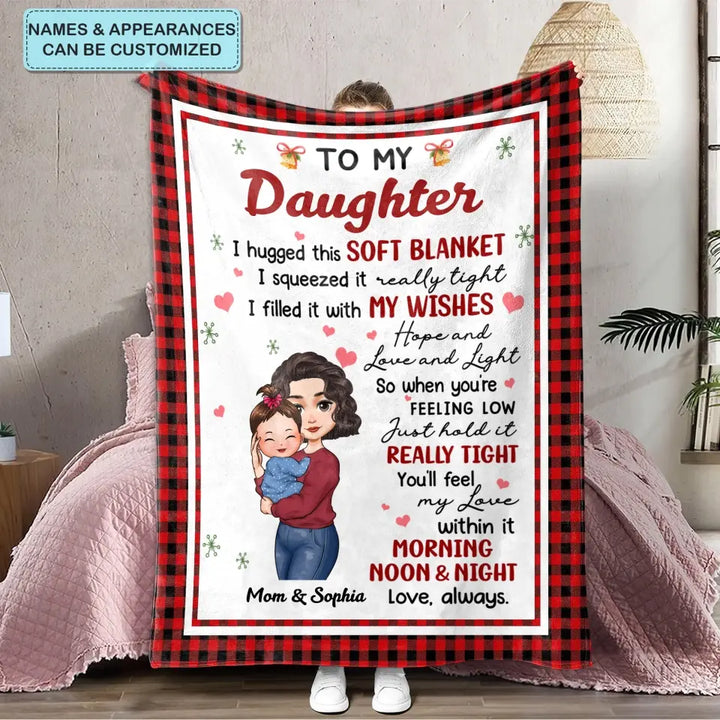 To My Baby - Personalized Custom Blanket - Christmas Gift For Baby, Family Members