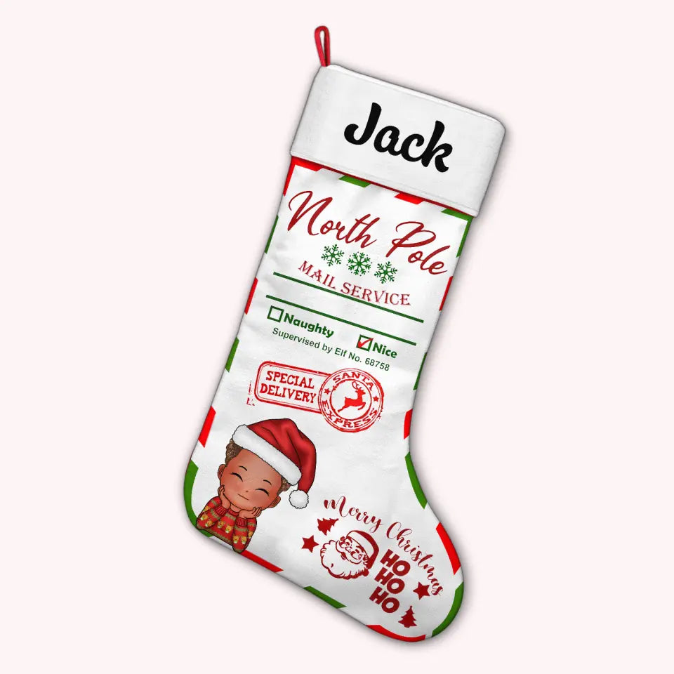 Special Delivery - Personalized Custom Stocking - Christmas Gift For Kids, Family Members