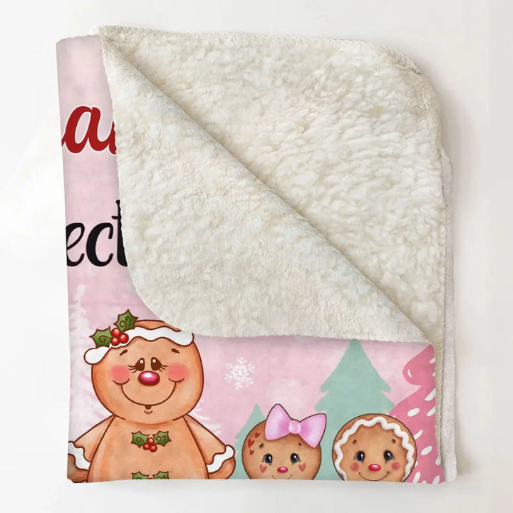 Grandma's Perfect Batch - Personalized Custom Blanket - Mother's Day, Christmas Gift For Grandma, Mom, Family Members