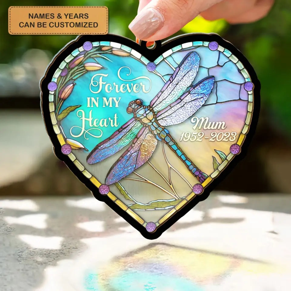 I Am Always With You - Personalized Custom Suncatcher Layer Mix Ornament - Memorial Gift For Family, Family Members