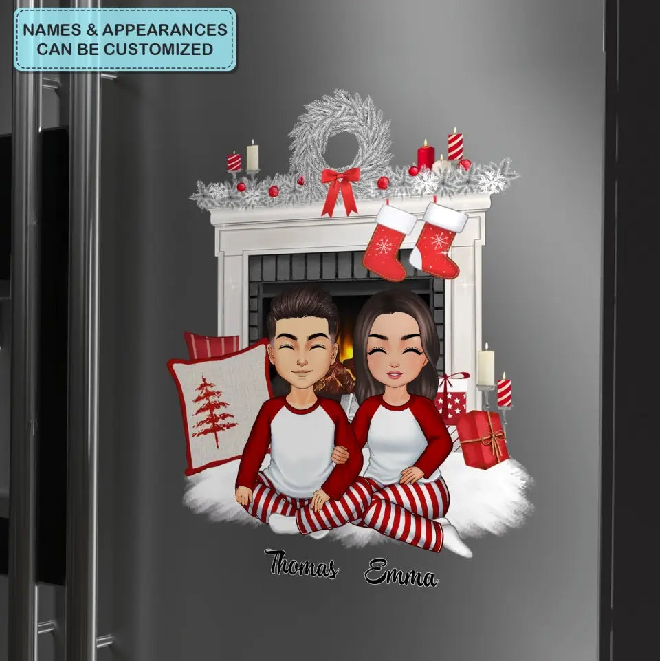 You And Me - Personalized Custom Decal - Christmas Gift For Couple, Wife, Husband, Family Members