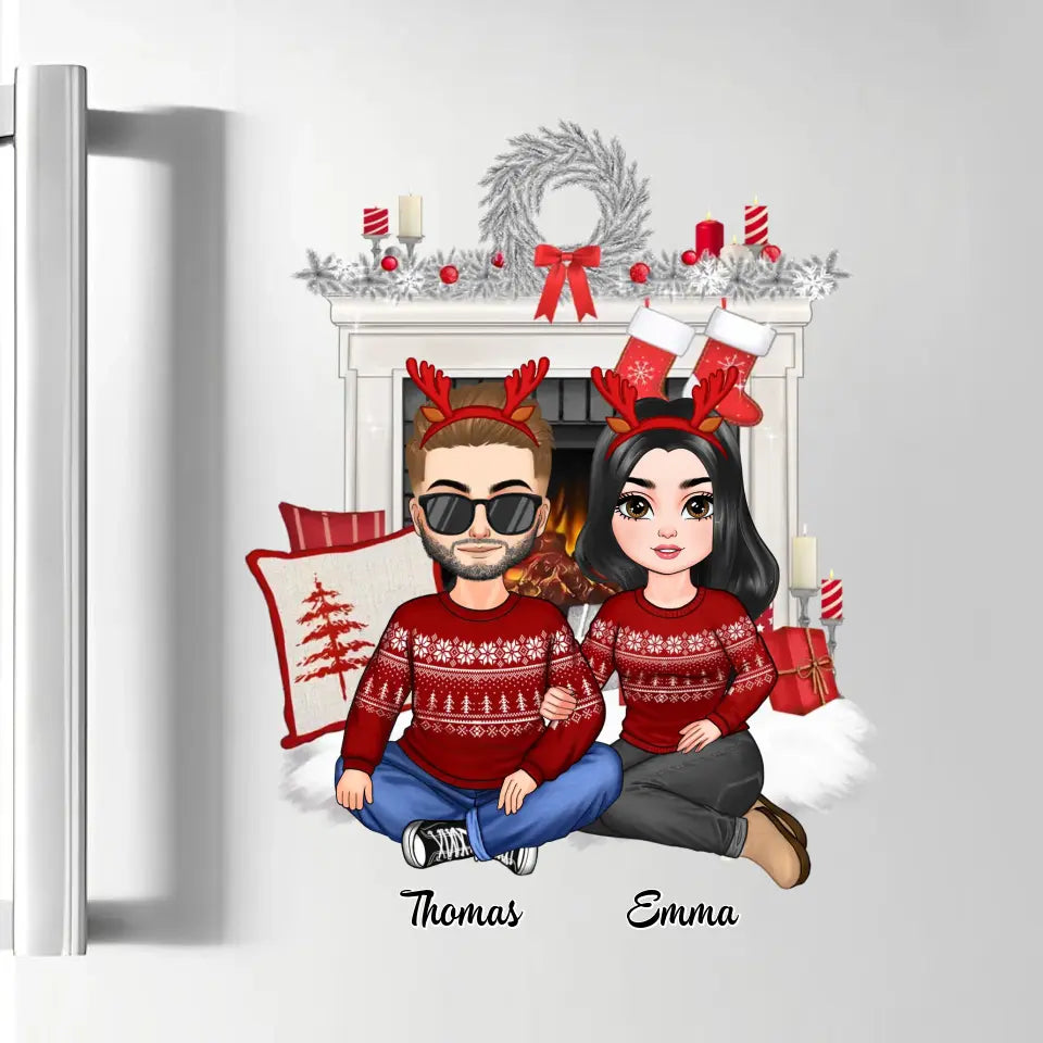 You And Me - Personalized Custom Decal - Christmas Gift For Couple, Wife, Husband, Family Members