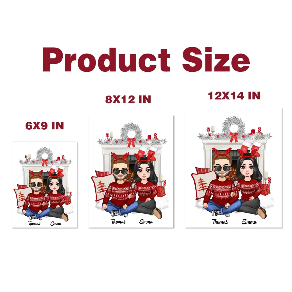 You And Me - Personalized Custom Decal - Christmas Gift For Couple, Wife, Husband, Family Members