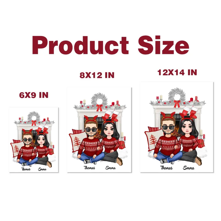 You And Me - Personalized Custom Decal - Christmas Gift For Couple, Wife, Husband, Family Members