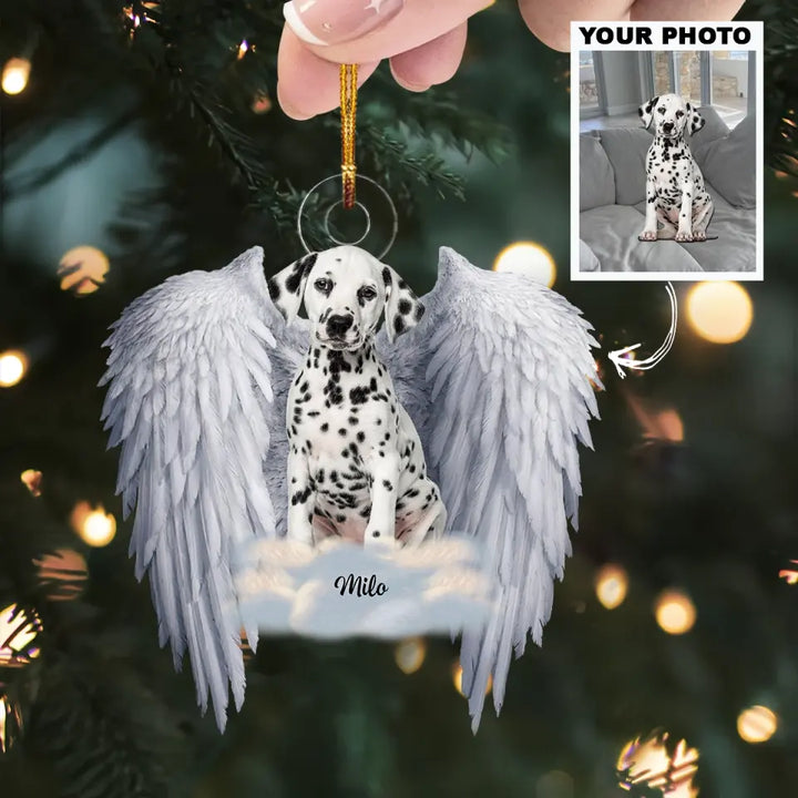 You Are My Angel - Personalized Custom Photo Mica Ornament - Memorial, Christmas Gift For Pet Lover, Pet Owner AGCHD047