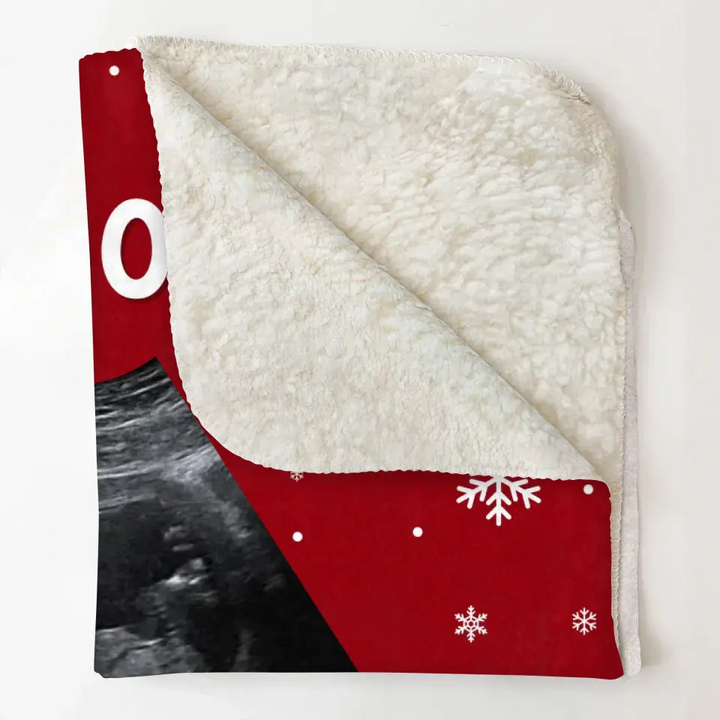 Dear Mommy This Christmas - Personalized Custom Blanket - Christmas Gift For Mom, Family, Family Members