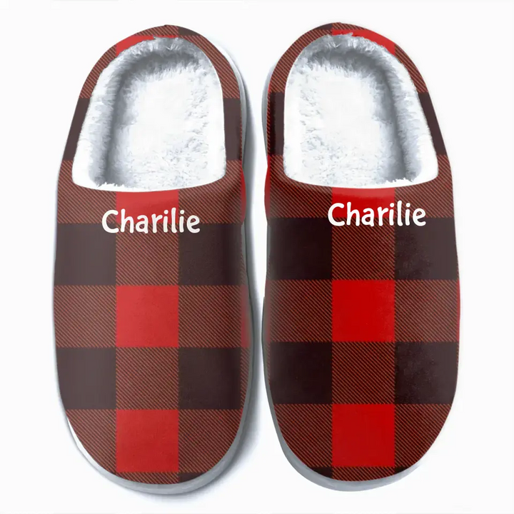 Pet Christmas - Personalized Custom Slippers - ChristmasGift For Pet Mom, Pet Dad, Pet Lover, Pet Owner