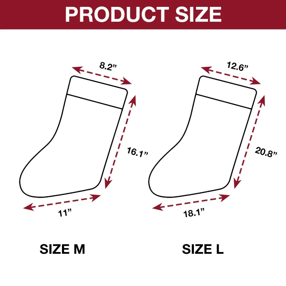 I Like My Men How I Like My Stockings Hung - Personalized Custom Christmas Stocking - Christmas Gift For Couples