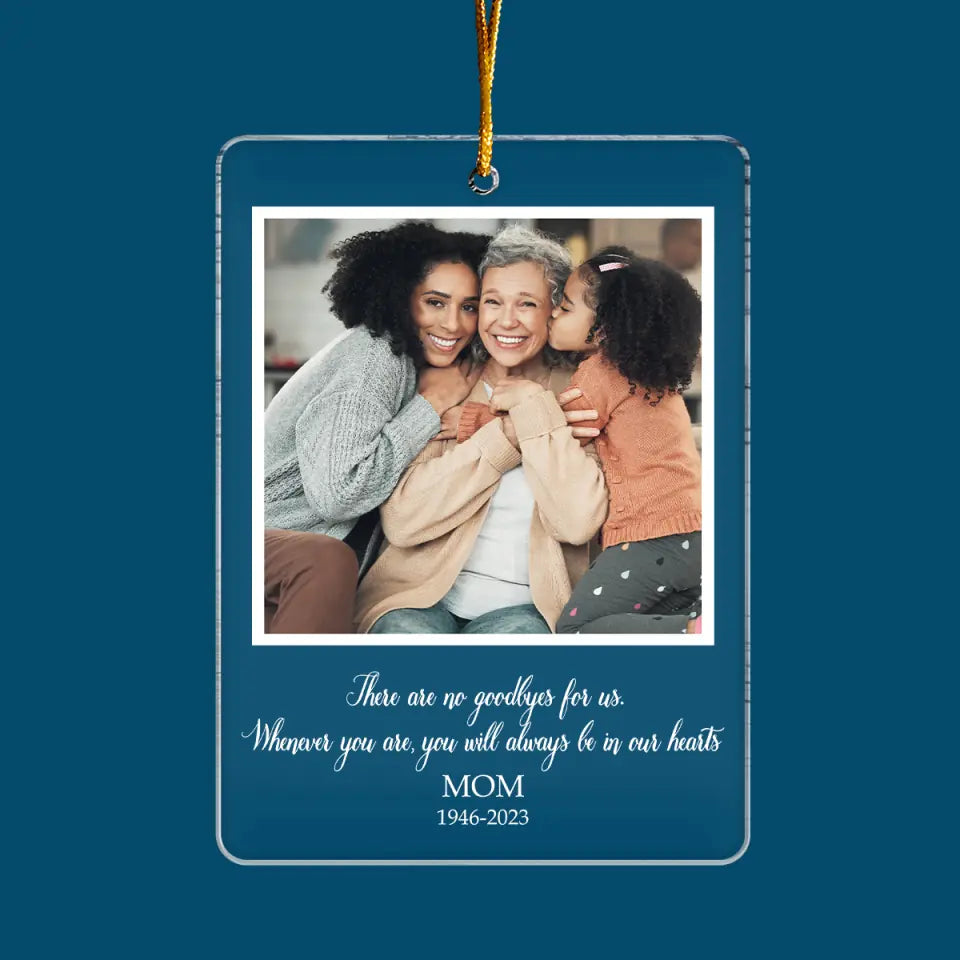 Words I Wanna Say - Personalized Custom Mica Ornament - Christmas, Memorial Gift For Family, Family Members