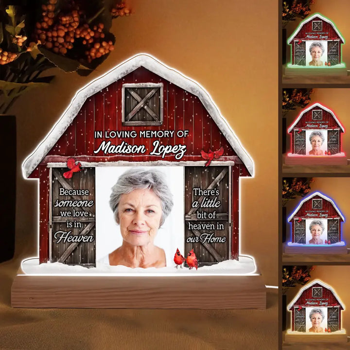 In Loving Memory Of - Personalized Custom 3D LED Light - Christmas, Memorial Gift For Family, Family Members