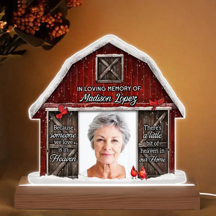 In Loving Memory Of - Personalized Custom 3D LED Light - Christmas, Memorial Gift For Family, Family Members