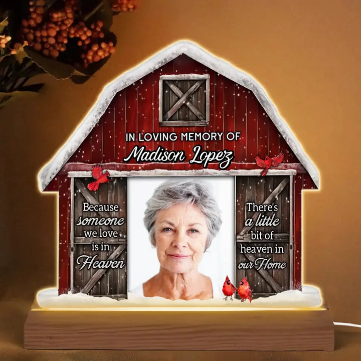 In Loving Memory Of - Personalized Custom 3D LED Light - Christmas, Memorial Gift For Family, Family Members