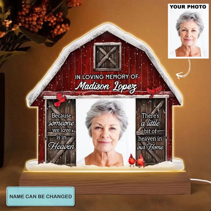 In Loving Memory Of - Personalized Custom 3D LED Light - Christmas, Memorial Gift For Family, Family Members