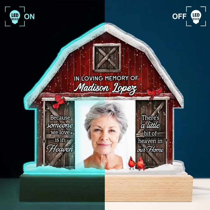 In Loving Memory Of - Personalized Custom 3D LED Light - Christmas, Memorial Gift For Family, Family Members