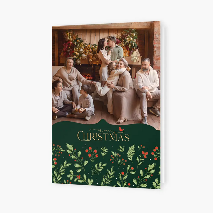Merry Christmas And Happy New Year - Personalized Custom Christmas Card - Christmas Gift For Family, Family Members