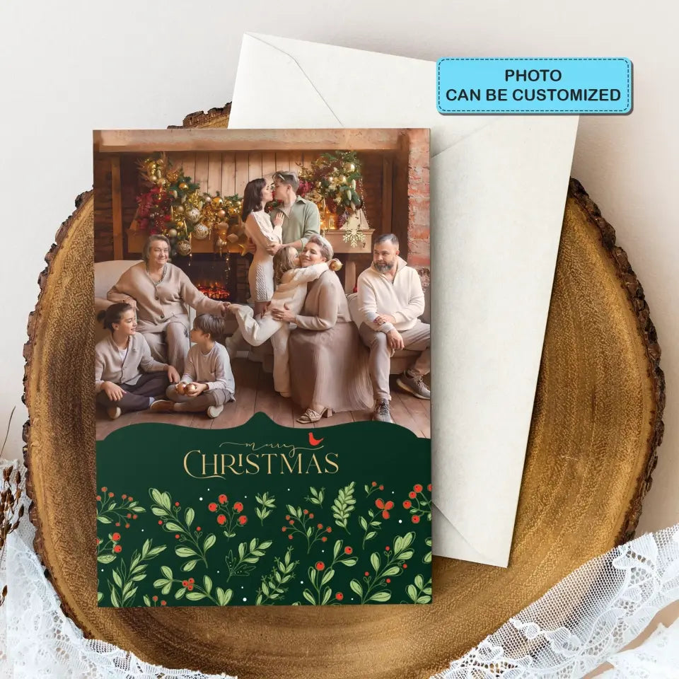 Merry Christmas And Happy New Year - Personalized Custom Christmas Card - Christmas Gift For Family, Family Members