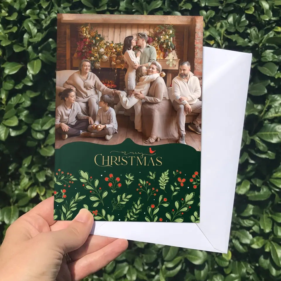 Merry Christmas And Happy New Year - Personalized Custom Christmas Card - Christmas Gift For Family, Family Members
