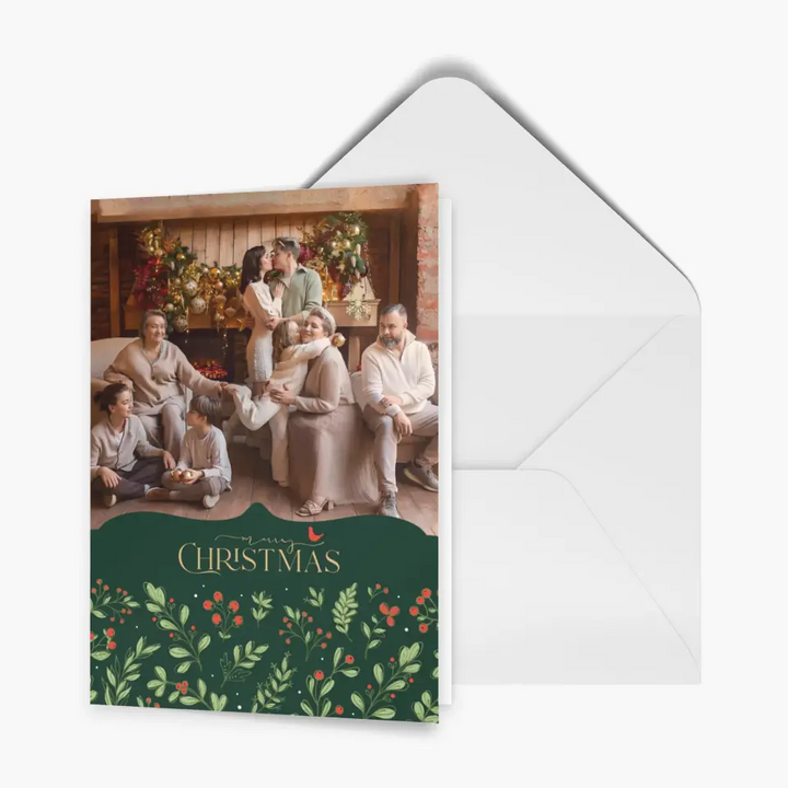 Merry Christmas And Happy New Year - Personalized Custom Christmas Card - Christmas Gift For Family, Family Members