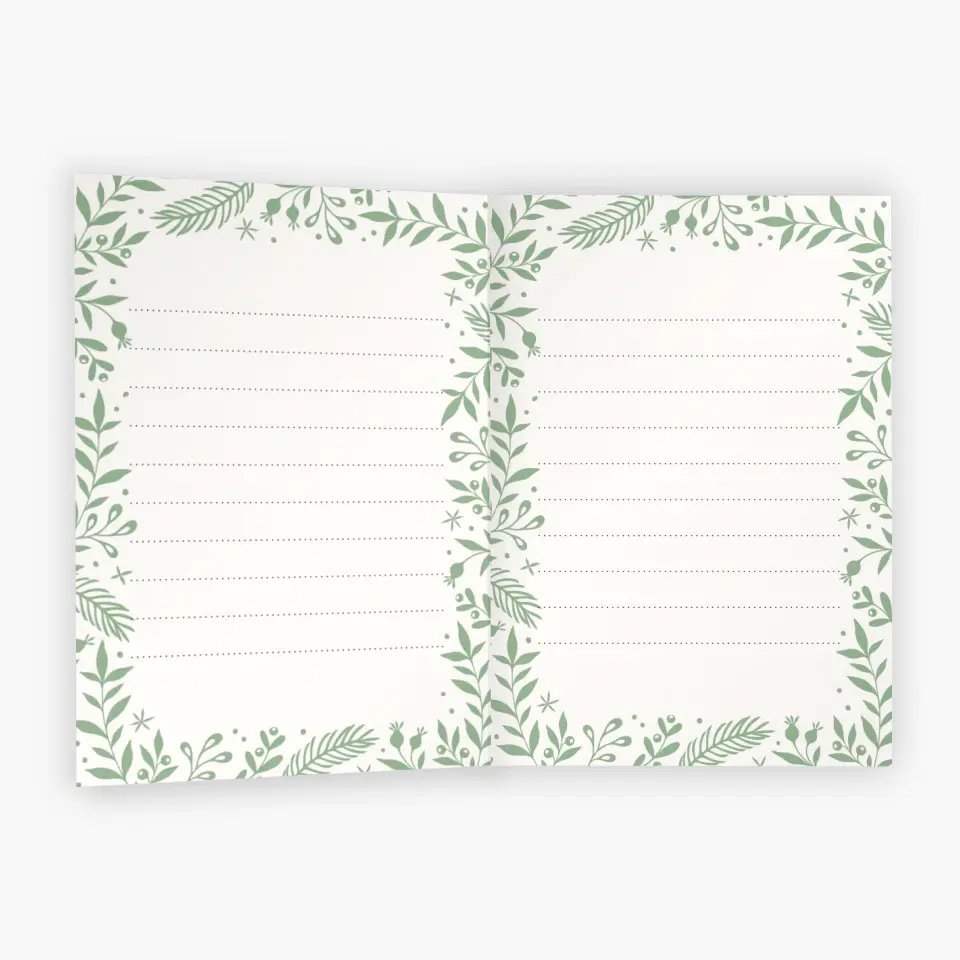 Merry Christmas - Personalized Custom Christmas Card - Christmas Gift For Family, Family Members