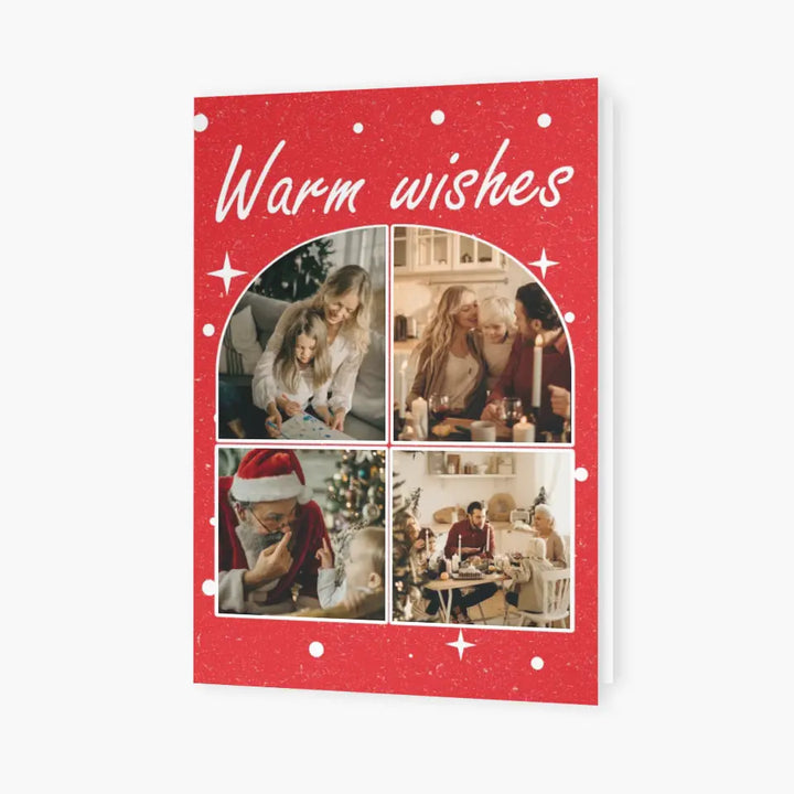 Merry Christmas Our Family - Personalized Custom Christmas Card - Christmas Gift For Family, Family Members
