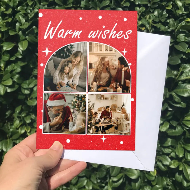 Merry Christmas Our Family - Personalized Custom Christmas Card - Christmas Gift For Family, Family Members