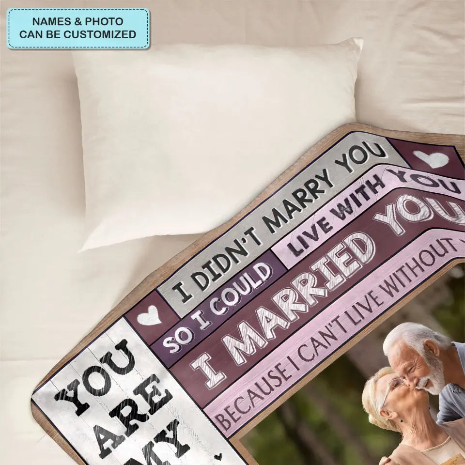 You Are My Love - Personalized Custom Blanket - Valentine's Day Gift For Couple, Wife, Husband