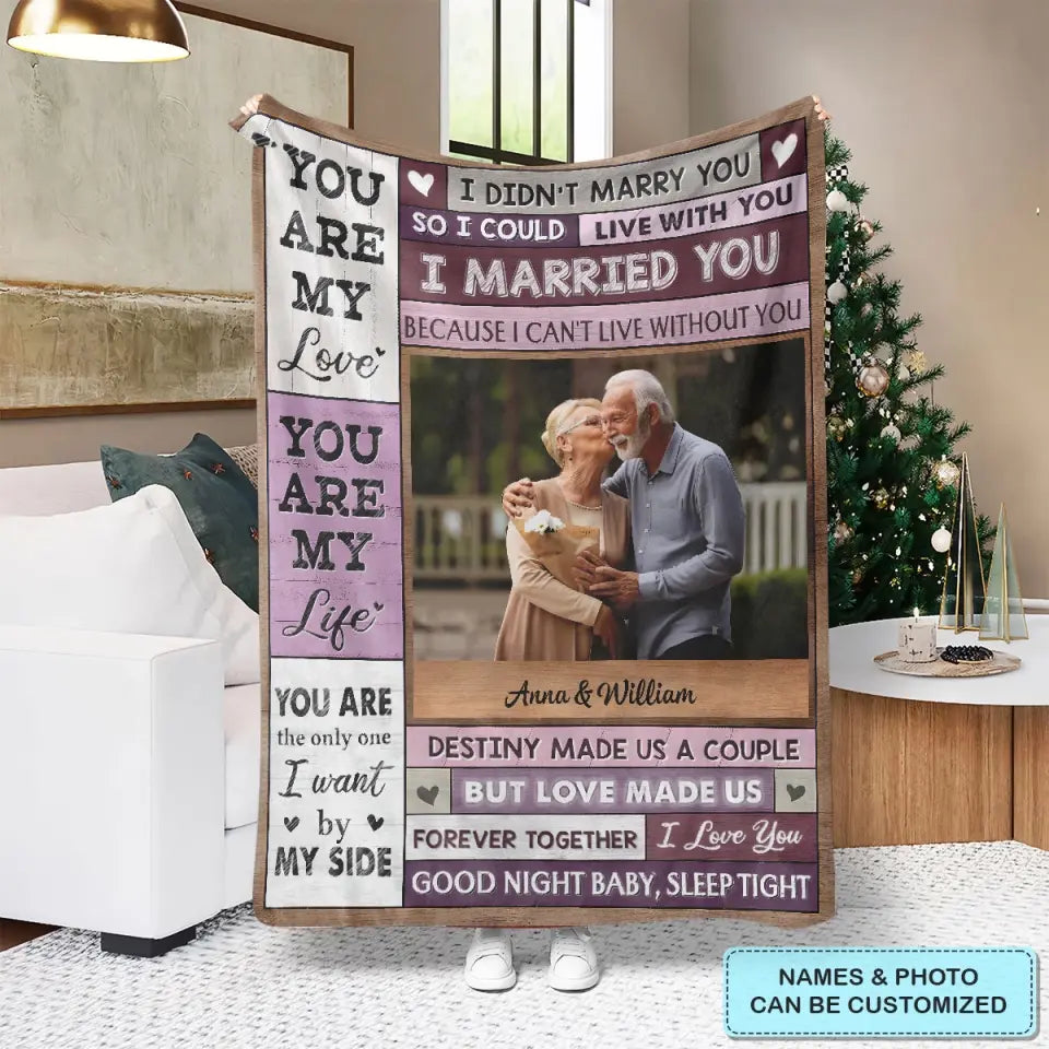 You Are My Love - Personalized Custom Blanket - Valentine's Day Gift For Couple, Wife, Husband