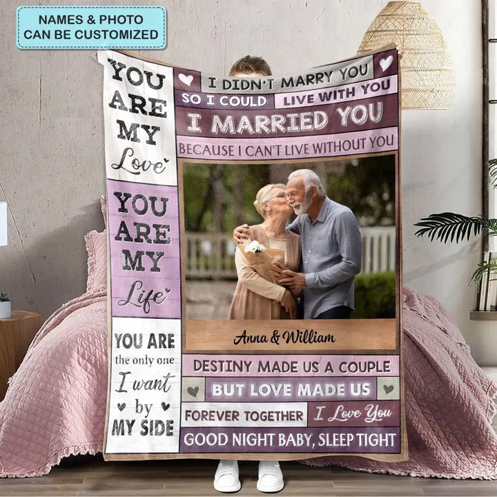 You Are My Love - Personalized Custom Blanket - Valentine's Day Gift For Couple, Wife, Husband