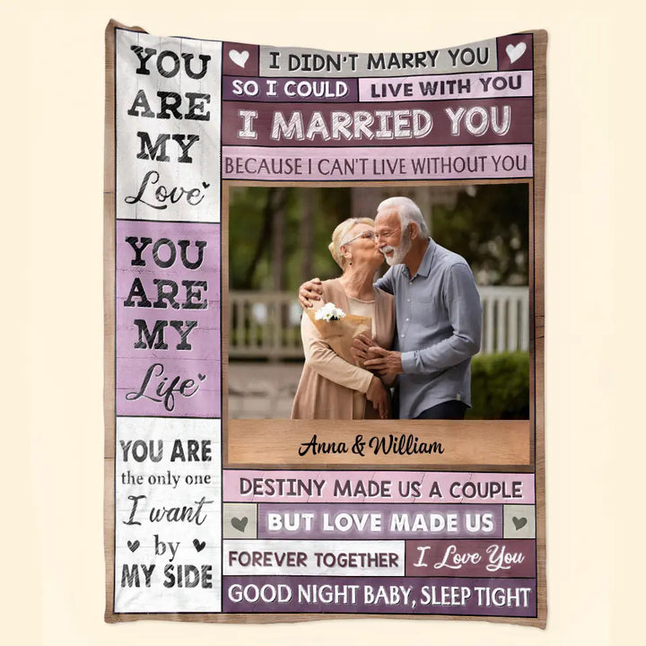 You Are My Love - Personalized Custom Blanket - Valentine's Day Gift For Couple, Wife, Husband
