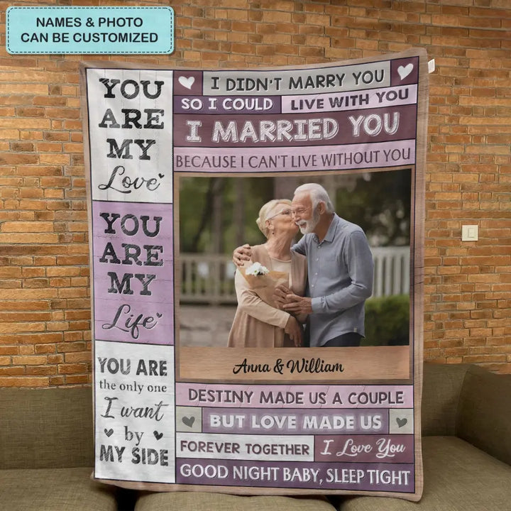 You Are My Love - Personalized Custom Blanket - Valentine's Day Gift For Couple, Wife, Husband