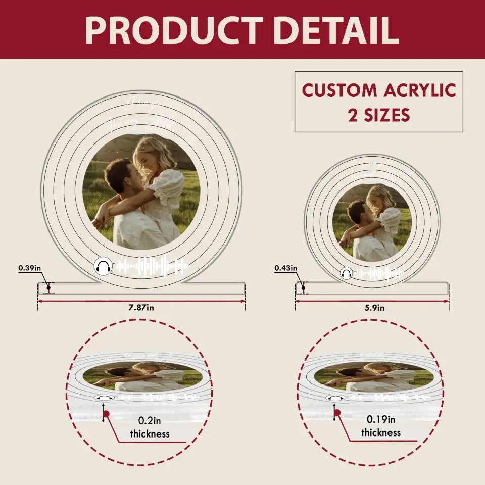 Our Song - Personalized Custom 3D Led Light - Valentine's Day Gift For Couple, Husband, Wife, Boyfriend, Girlfriend