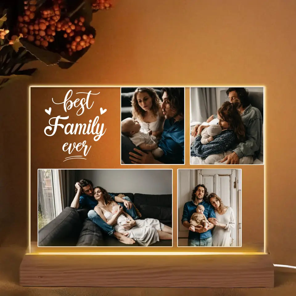 You Are The Best - Personalized Custom 3D Led Light - Gift For Family, Family Members