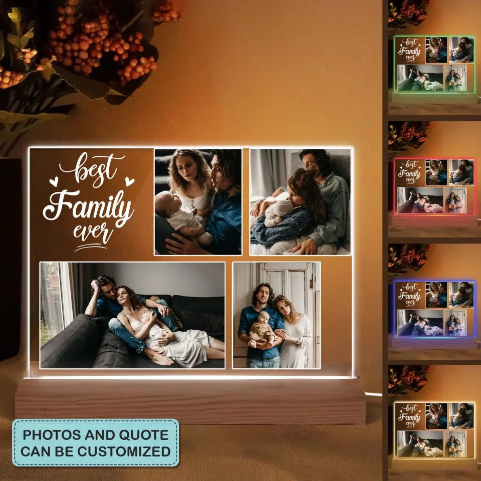 You Are The Best - Personalized Custom 3D Led Light - Gift For Family, Family Members