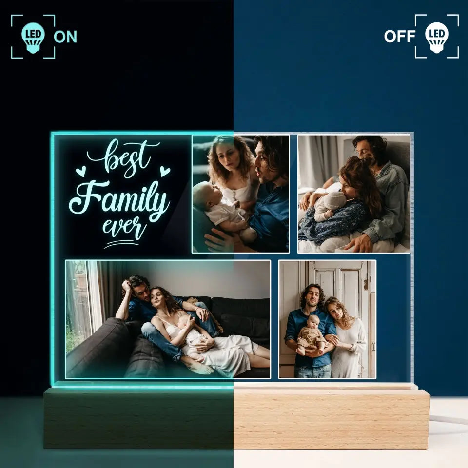 You Are The Best - Personalized Custom 3D Led Light - Gift For Family, Family Members
