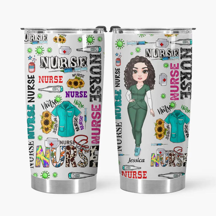 I'm A Nurse - Personalized Custom Tumbler - Nurse's Day, Appreciation Gift For Nurse