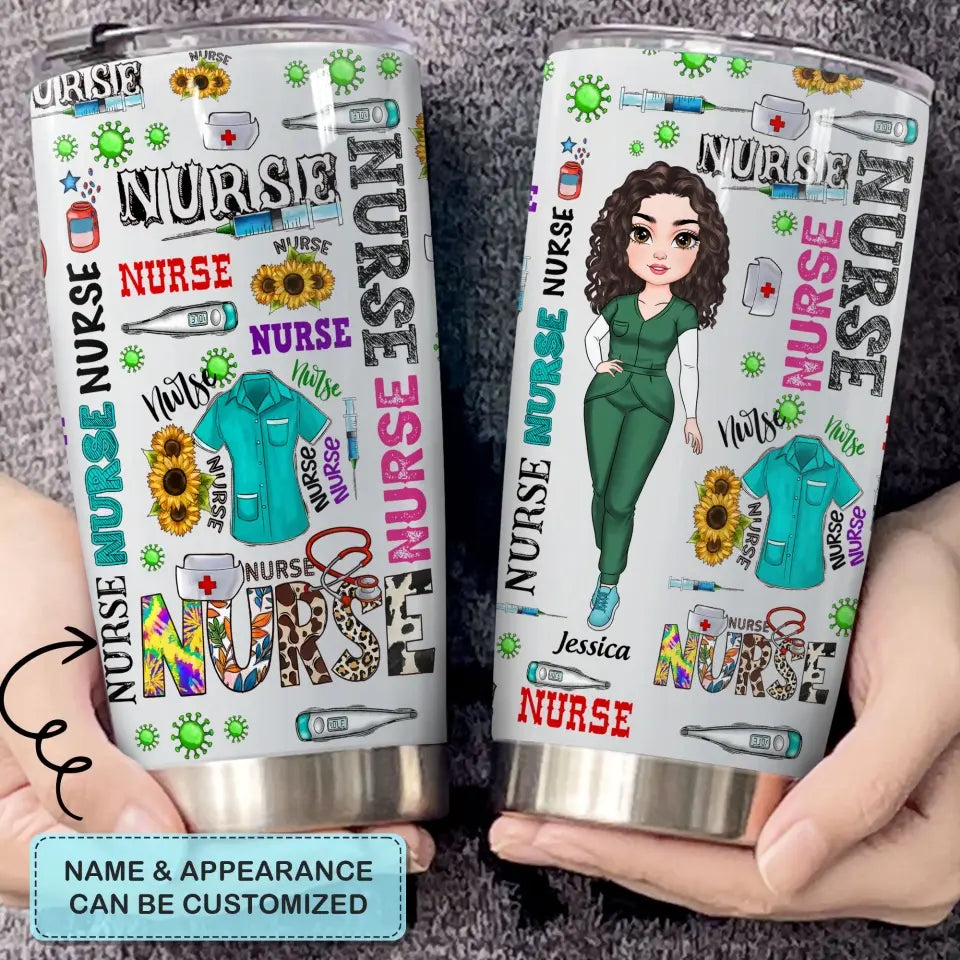 I'm A Nurse - Personalized Custom Tumbler - Nurse's Day, Appreciation Gift For Nurse