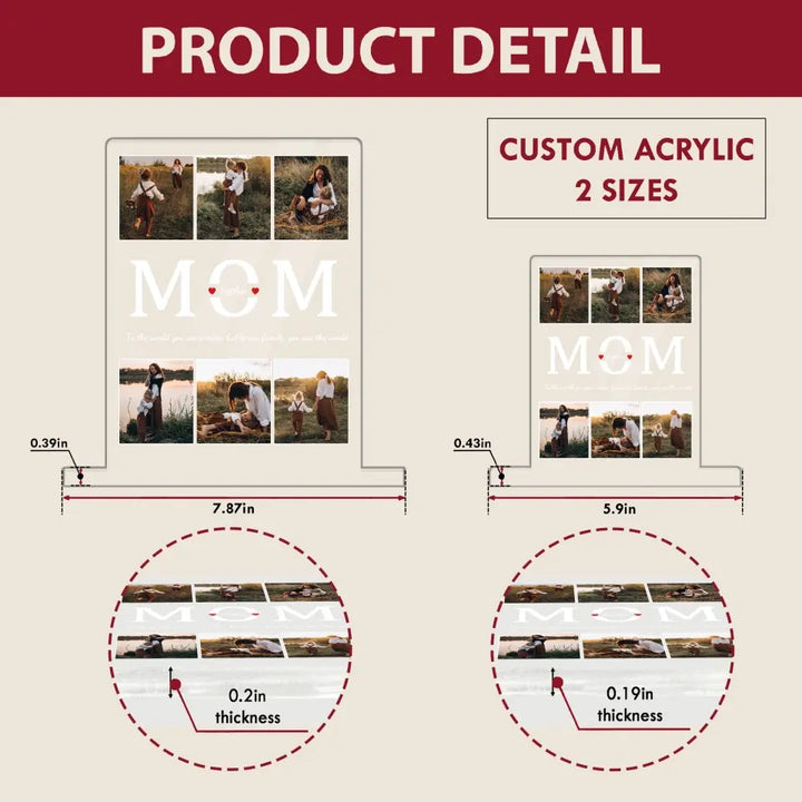Family Photo Memory - Personalized Custom 3D LED Light - Gift For Family, Family Members