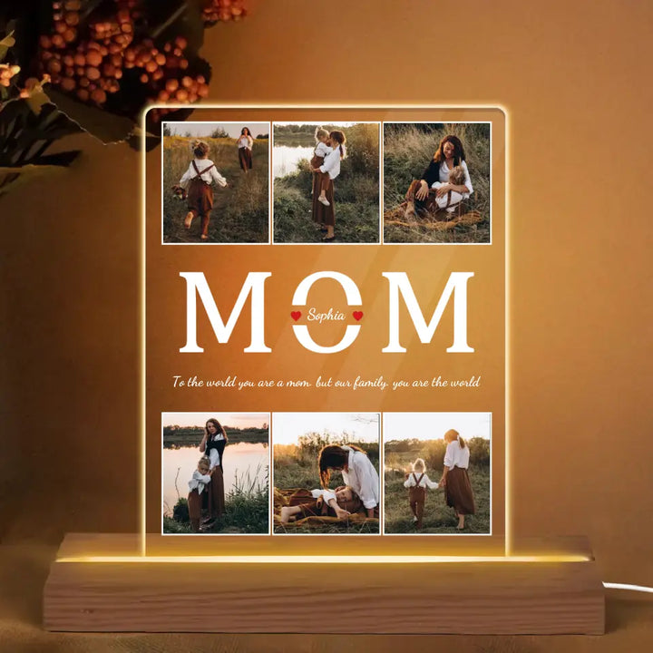 Family Photo Memory - Personalized Custom 3D LED Light - Gift For Family, Family Members