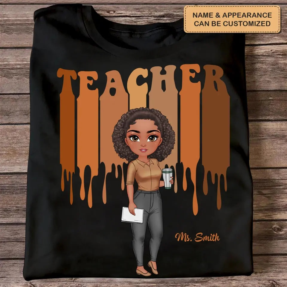 Love Teacher Life New Ver - Personalized Custom T-shirt - Teacher's Day, Appreciation Gift For Teacher