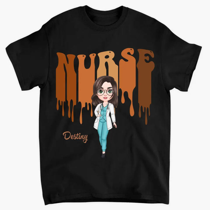 Love Nurse Life New Ver - Personalized Custom T-shirt - Nurse's Day, Appreciation Gift For Nurse