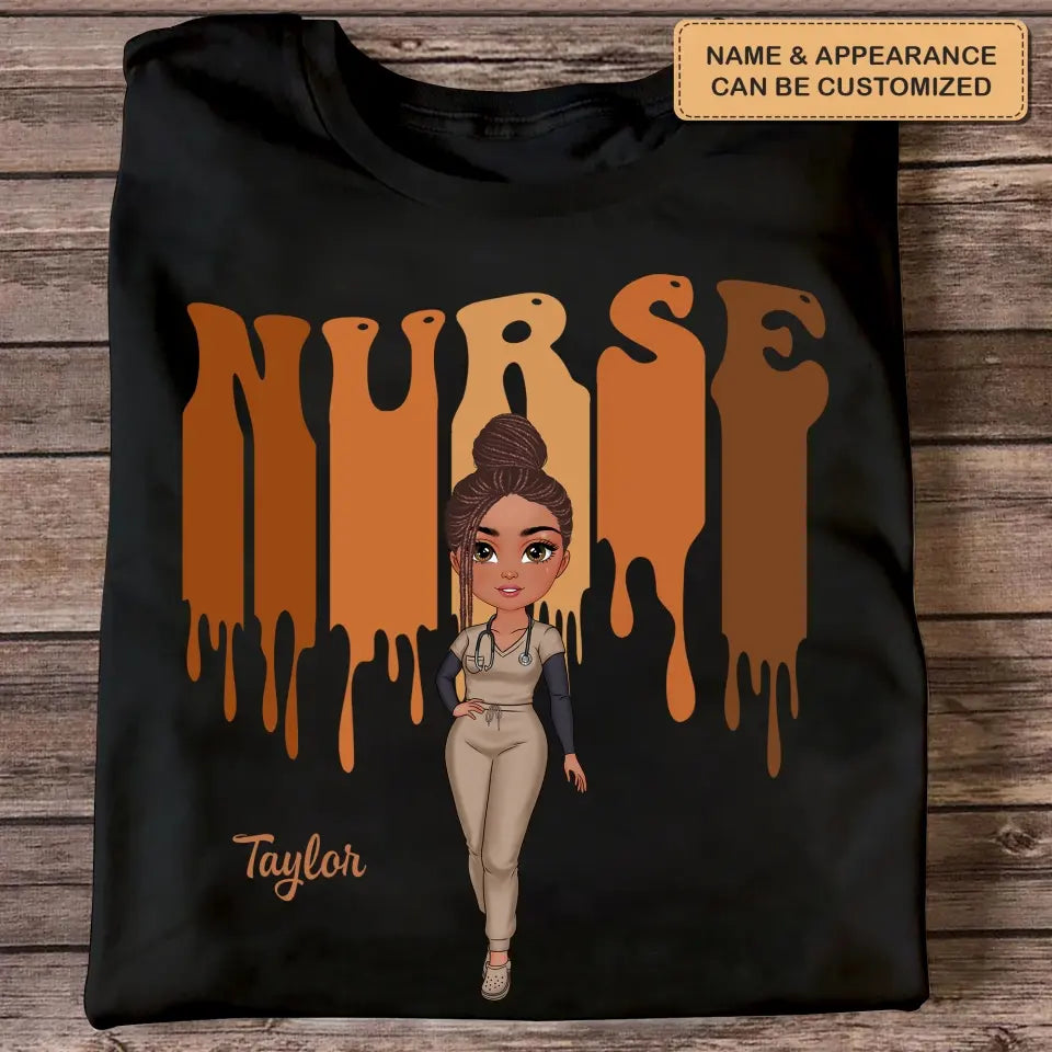 Love Nurse Life New Ver - Personalized Custom T-shirt - Nurse's Day, Appreciation Gift For Nurse
