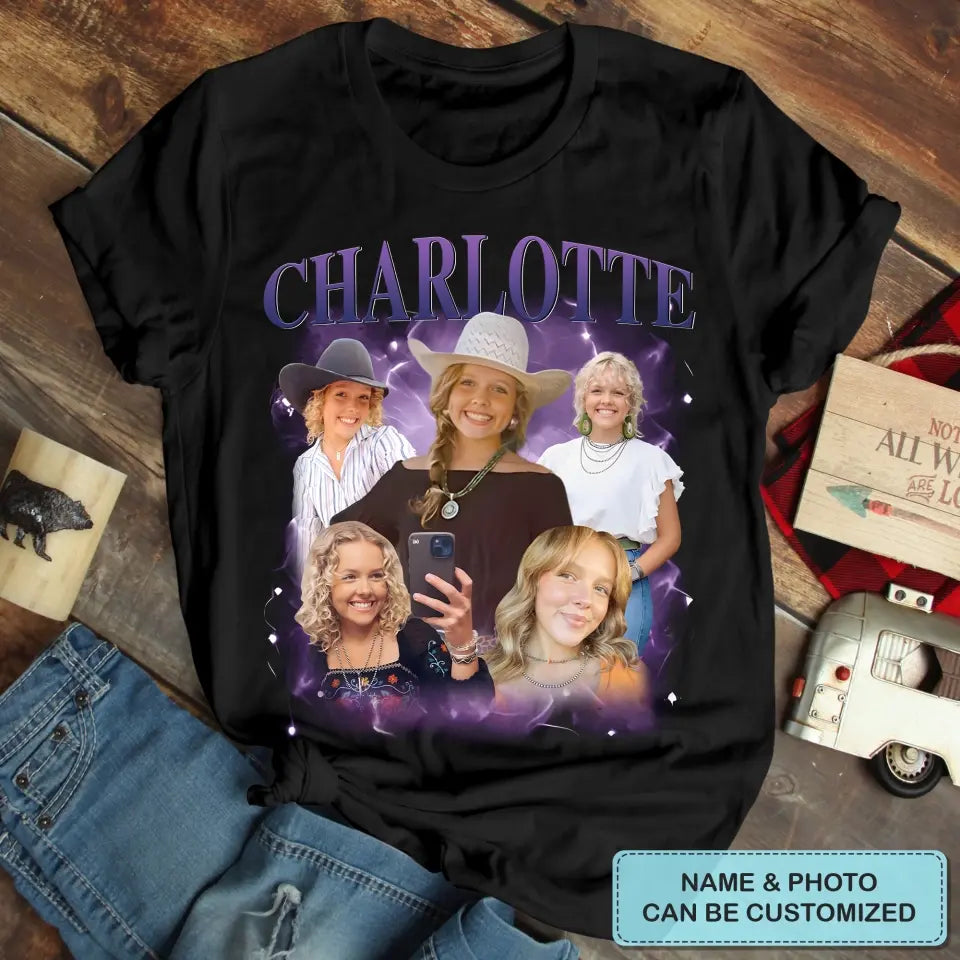 Custom Your Own Vintage Bootleg - Personalized Custom T-shirt - Valentine's Day, Anniversary Gift For Husband, Wife, Boyfriend, Girlfriend AGCHA002